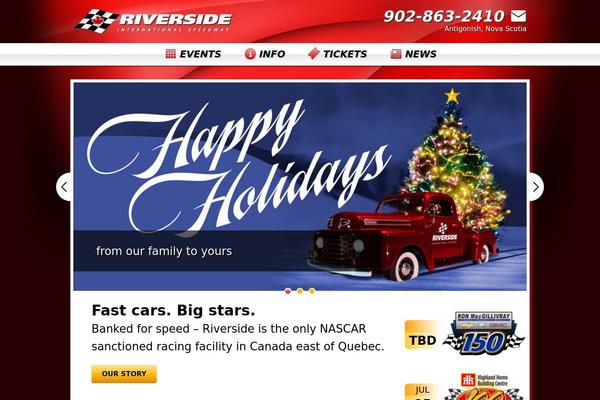 Riverside theme site design template sample