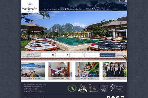 Riverside theme site design template sample
