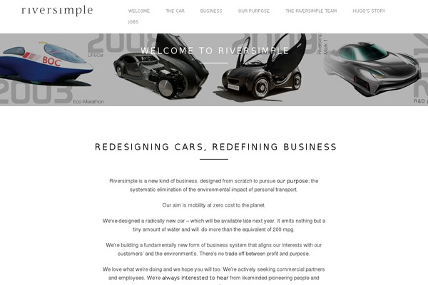 Visia theme site design template sample