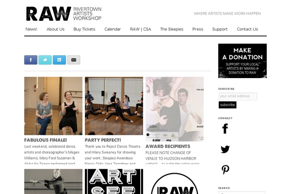Raw theme site design template sample