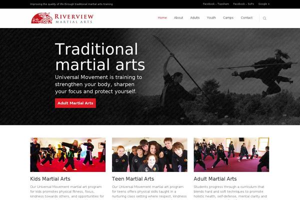 riverviewmartialarts.org site used Converio-child-theme