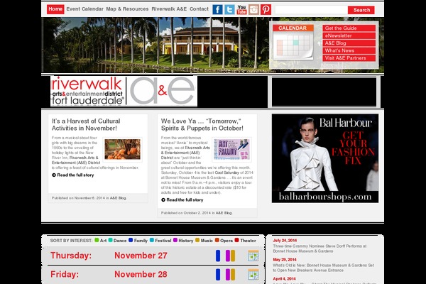 riverwalk theme websites examples