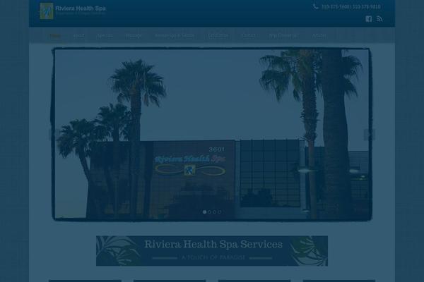 rivierahealthspa.com site used Slicetheme