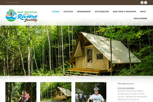 Site using Wp-floating-menu plugin