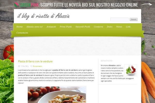 Delicacy theme site design template sample