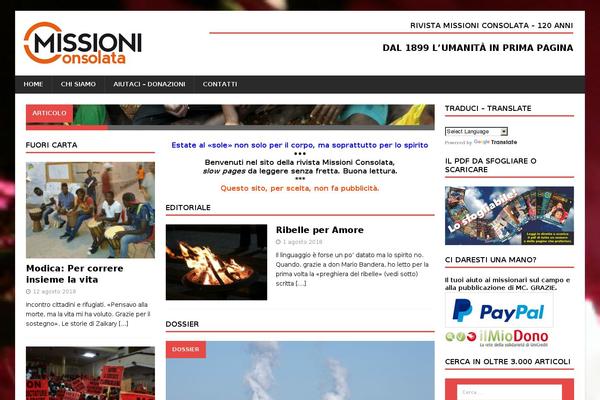 MH Magazine theme site design template sample