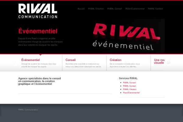 Biznizz theme site design template sample