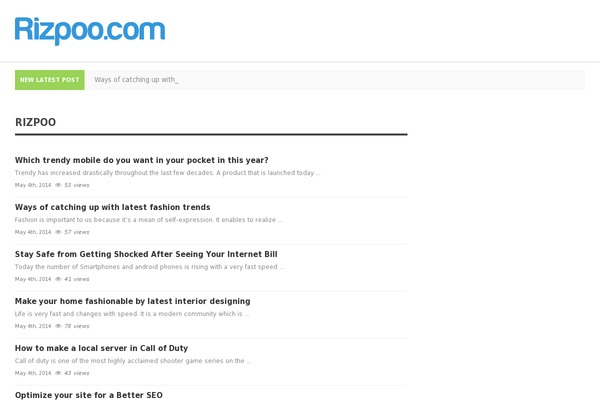 Renad theme site design template sample
