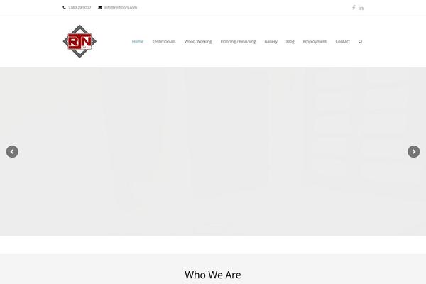 Total theme site design template sample