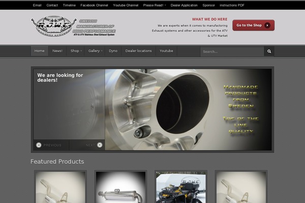 Empire theme site design template sample