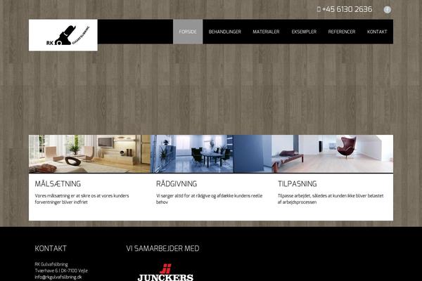 Tisson theme site design template sample
