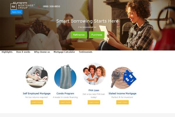 Rk theme site design template sample