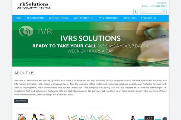 Site using Codenovo Portfolio plugin