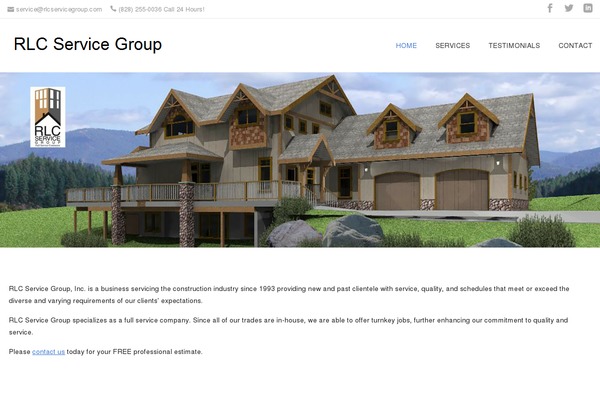 Olsen Light theme site design template sample
