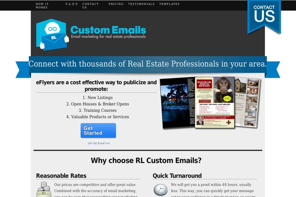 Thesis 1.8 theme site design template sample