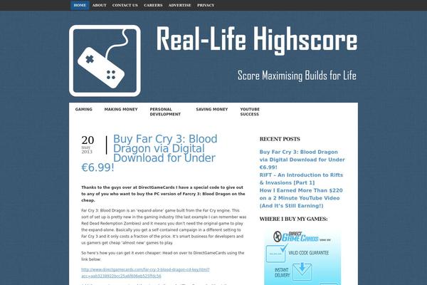 Lysa theme site design template sample