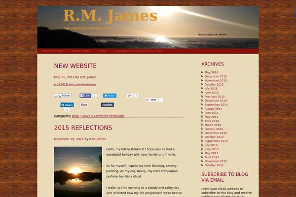 Winter theme site design template sample