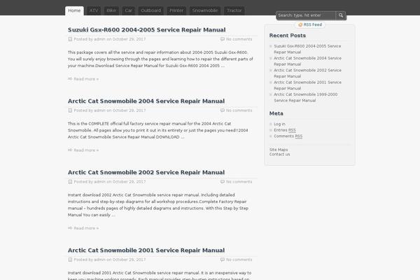 zBench theme site design template sample