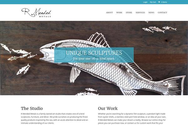 Divi Child theme site design template sample