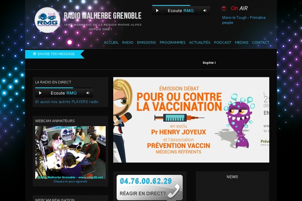 Rmg theme site design template sample