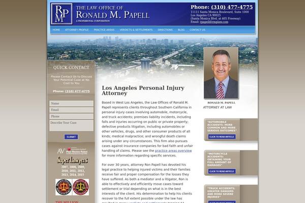 Striking_r_child theme site design template sample