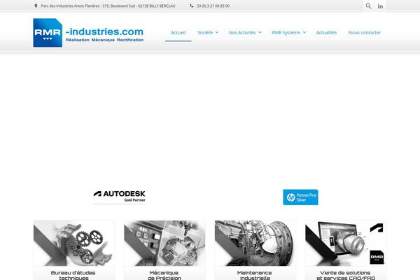 Envision Child theme site design template sample