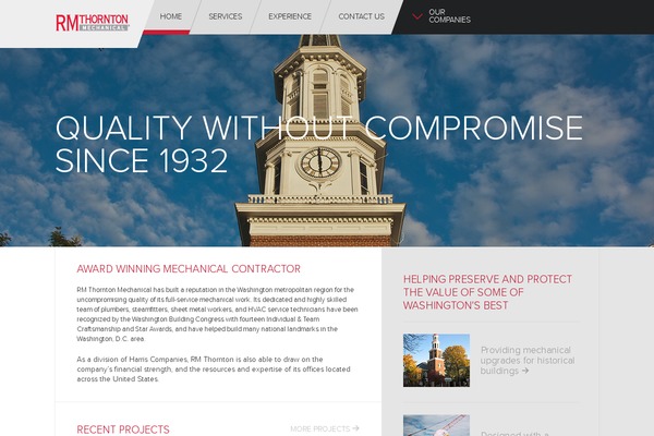 rmthornton.com site used Harris-companies