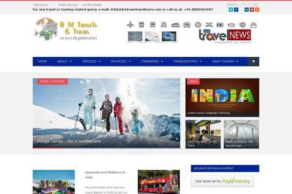 SmartMag theme site design template sample