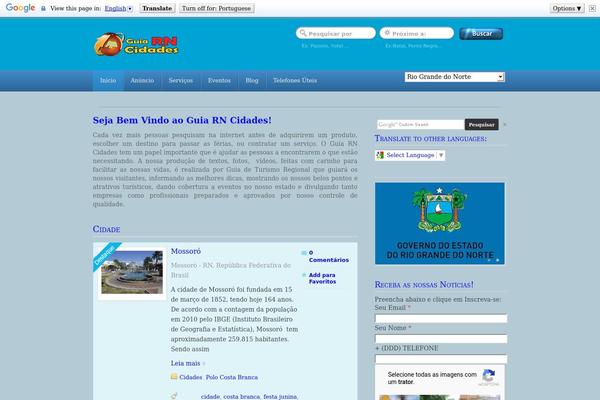 GeoPlaces theme site design template sample