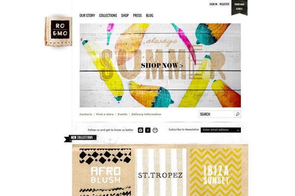 Starkers theme site design template sample
