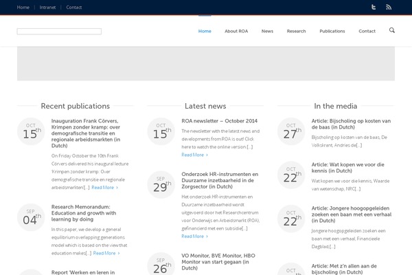 Blandes theme site design template sample