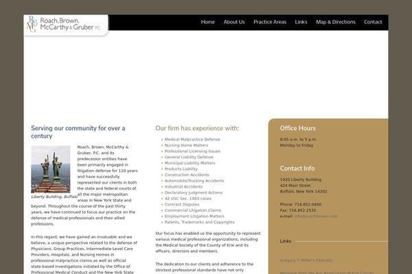 WordPress website example screenshot