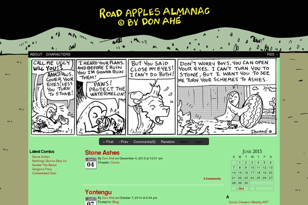 Site using Comic Easel plugin