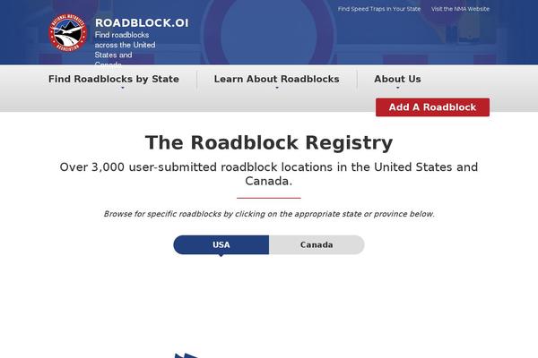 roadblock.org site used Roadblock