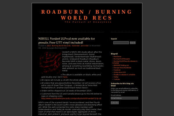 Black-LetterHead theme site design template sample