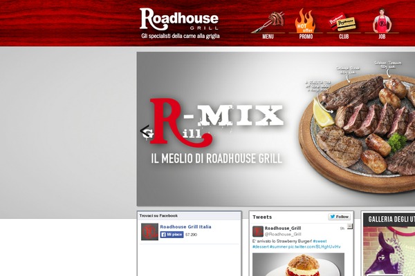 roadhouse theme websites examples