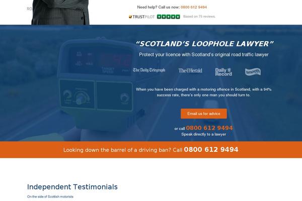 Glasgoweb theme site design template sample