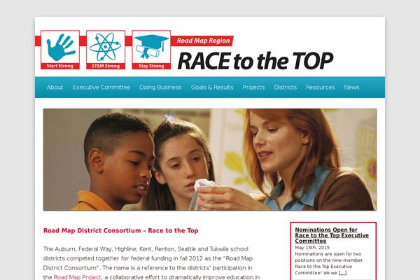 roadmapracetothetop.org site used Web-wave