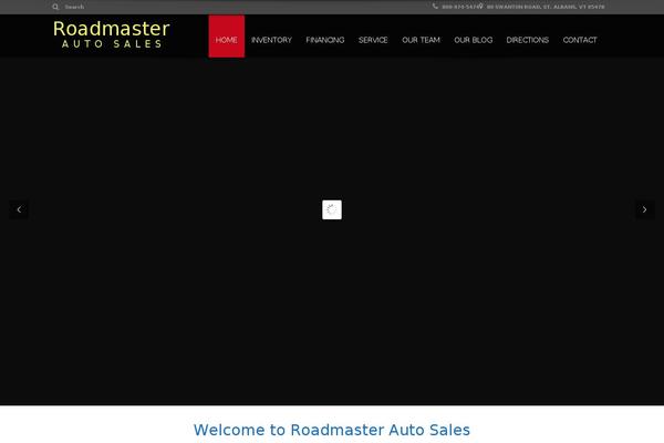 Automotive Car Dealership Business WordPress Theme theme site design template sample