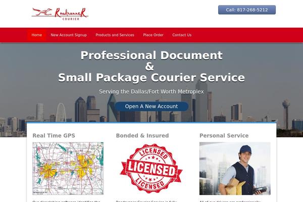 Woodpecker theme site design template sample