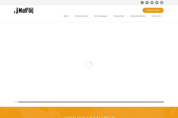 Site using Fundify Crowdfunding plugin