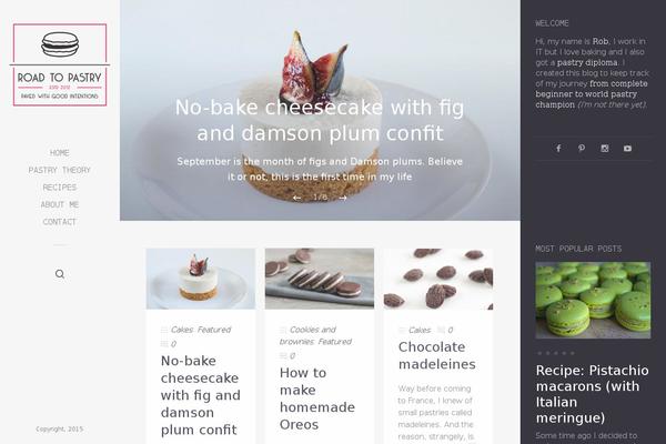 roadtopastry.com site used Sleek-child