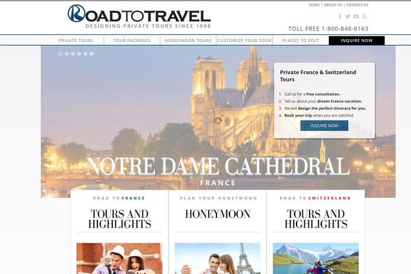 Travelify theme site design template sample