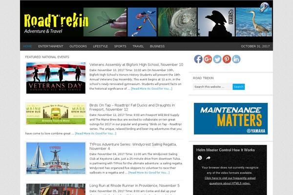 Site using Widgetize Pages Light plugin