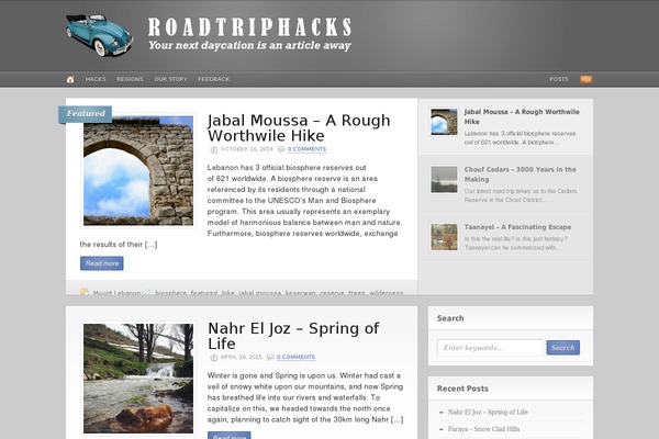 Headlines theme site design template sample
