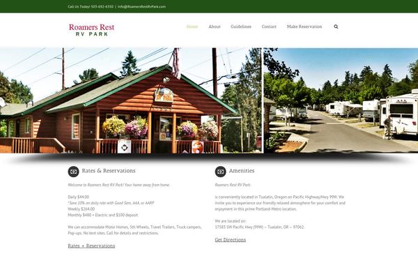 Site using Easy Weather Widget plugin