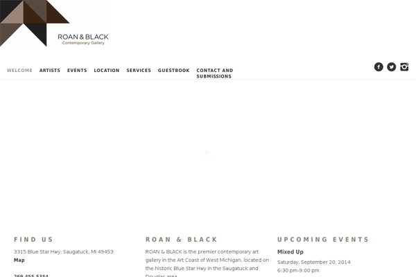 roanandblack.com site used Studiofolio