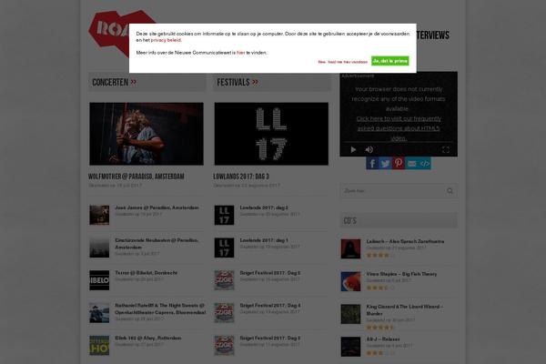Ample Magazine theme site design template sample