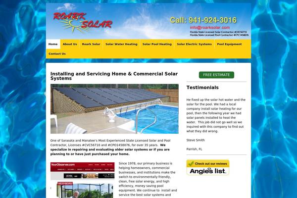 Site using HMS Testimonials plugin