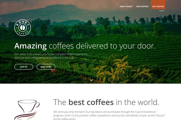 roast theme websites examples